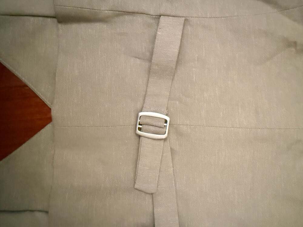 NWT Nine West Women's Sand Khaki Lyocell Blend Tailored Waistcoat Vest - Picture 6 of 7